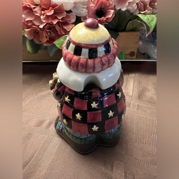 Debbie Mumm Christmas Sugar Creamer Set Woodland Santa Sakura 6" - Picture 10 of 12